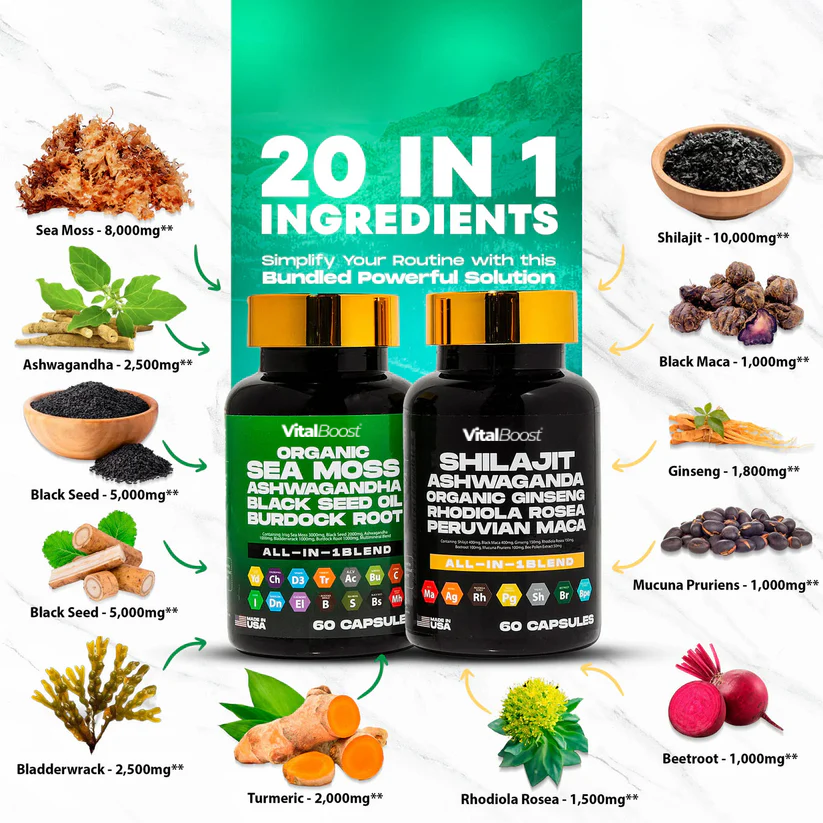 Shilajit & Sea Moss Bundle