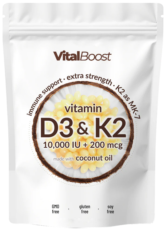 Black Friday Sale - Vitamin D3 K2 Supplement Softgels